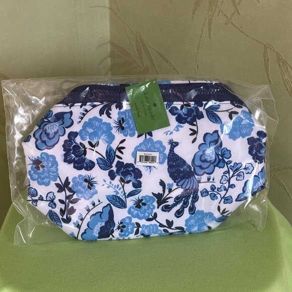KATE SPADE PEACOCK FLORAL LUNCH TOTE + TUMBLER (SET):NWT - Picture 14 of 14